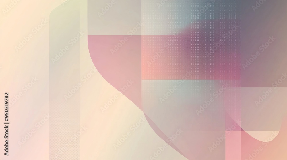 Poster a minimalist abstract background with soft gradients and subtle geometric patterns, evoking a sense 