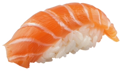 PNG Fresh salmon nigiri sushi delicacy