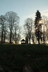 Sonne &uuml;ber das Berger Denkmal Witten
