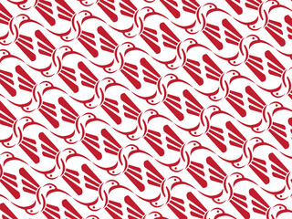 Seamless Bird Pattern Design