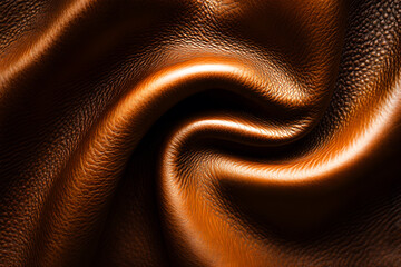 Surface de cuir marron