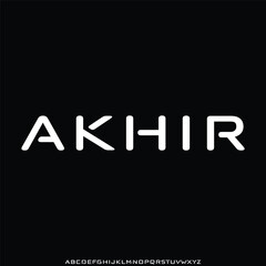 display font alphabet vector set