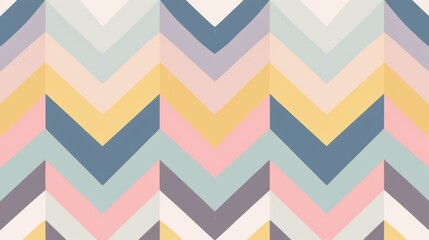 Pastel Chevron Pattern