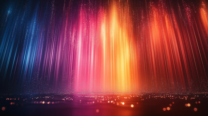 Futuristischer Hintergrund in leuchtenden Regenbogenfarben. Flie&szlig;ende Formen und dynamische Farb&uuml;berg&auml;nge. Abstrakte, hochmoderne &Auml;sthetik. Ideal f&uuml;r Tech-Designs und kreative Projekte