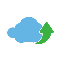Icon Could Upload, Full Color.eps