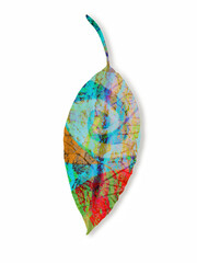 Tribal Leaf Abstract