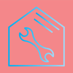 Home Renovation icon Design