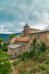 Abella old town, in Pirineos, Huesca (Spain) 