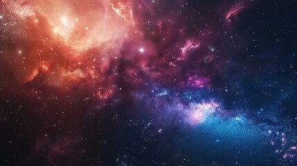 Fototapeta premium Cosmic Nebulae: A Symphony of Colors and Stars
