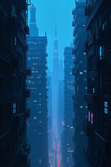 there is no real humans or real buildings