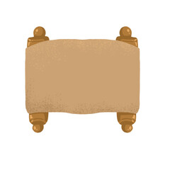 old paper scroll illustration