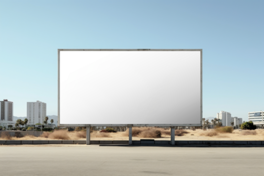 PNG Urban billboard  mockup, transparent background