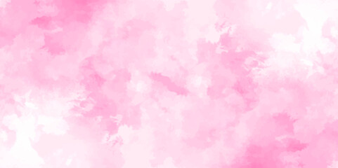 Abstract pink Wall Texture with Watercolor Brush Strokes. Soft pink pastel watercolor background. party invitation, packaging, surface design. Grunge and textured banner with free copy space.