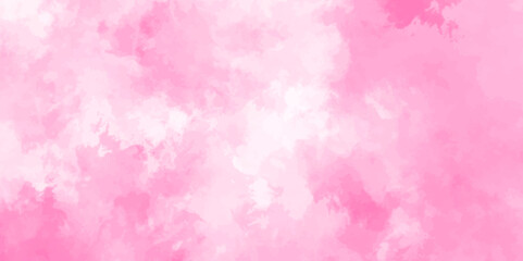 Abstract pink Wall Texture with Watercolor Brush Strokes. Soft pink pastel watercolor background. party invitation, packaging, surface design. Grunge and textured banner with free copy space.