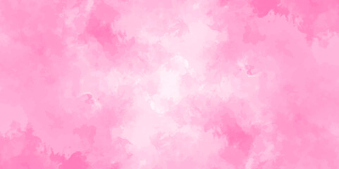 Abstract pink Wall Texture with Watercolor Brush Strokes. Soft pink pastel watercolor background. party invitation, packaging, surface design. Grunge and textured banner with free copy space.