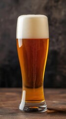 Paulaner beer from Germany in a tall beer glass, Paulaner, Germany, tall