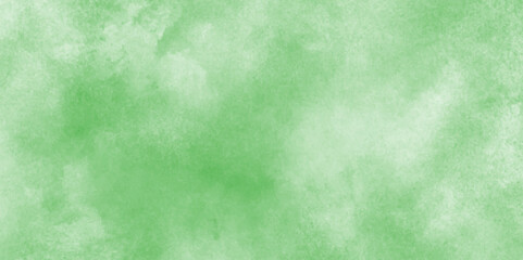 Abstract green color clouds background, Vibrant mint green grunge texture with puffy and blurry natural clear clouds,  grunge light mint green watercolor background clouds texture backdrop.