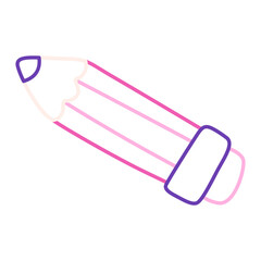 Pencil Line Art Perfect for designs with School, college and child education themes