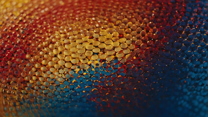 Abstract Mandala of Colorful Circles: Vibrant and symmetrical, a circular pattern of colorful circles creates a mesmerizing and hypnotic optical illusion. A perfect representation of unity, harmony