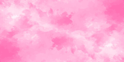 Abstract pink Wall Texture with Watercolor Brush Strokes. Soft pink pastel watercolor background. party invitation, packaging, surface design. Grunge and textured banner with free copy space.