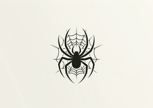 spider logo vector design. spider icon vector design