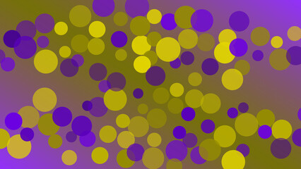 Abstract colorful bokeh background, vibrant color bubbles.