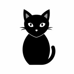 Black Cat Art Workshop Logo vector art