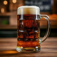 German dunkel beer in a large beer mug, dunkel beer, Germany, large