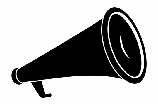 recommend clip art: megaphone icon, megaphone silhouette vector, Loudspeaker megaphone line art icon	