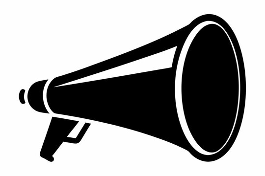 recommend clip art: megaphone icon, megaphone silhouette vector, Loudspeaker megaphone line art icon	