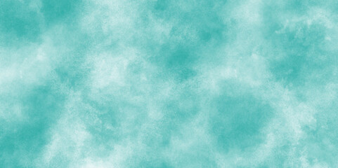  Vibrant clear blue sky with puffy and blurry natural clear clouds, Abstract blue watercolor painted sky background by teal color blue, Abstract blue color clouds background.