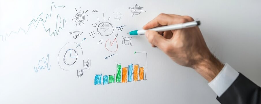 Whiteboard session on aligning SEO with content strategy to enhance discovery across search engines