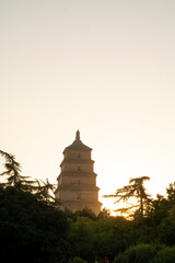 wild goose tower in Xian