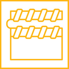 Clapperboard Icon Design