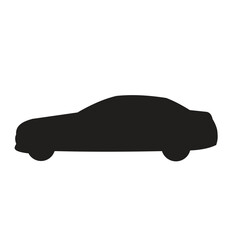 car silhouettes. car silhouettes images. black and white vector car . Car icon set in linear style, car icon
