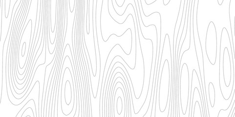 Modern and curved abstract geometric line background, The black on white contours topography stylized map of geography with lines, Geographic mountain relief contour map.
