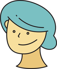 Woman Avatar Comic Character Style