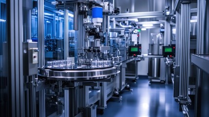 Automated Production Line in a Modern Factory