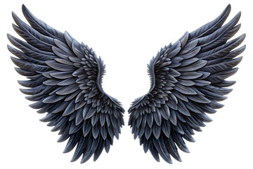 Fototapeta premium angel wings isolated on white Background