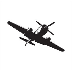 airplane isolated on white background