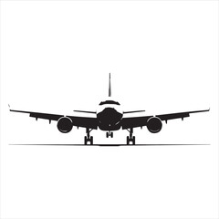 airplane isolated on white background