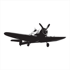 airplane isolated on white background