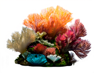 PNG coral reef in three dimensions