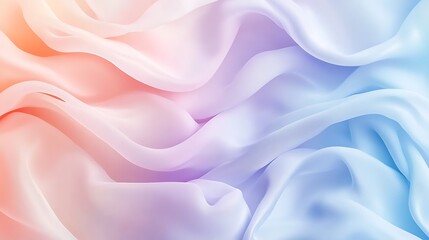 Obraz premium Abstract Background with Wavy Pastel Fabric