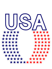 American flag symbols patriotic symbol sign on white background.