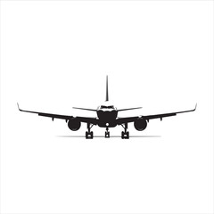 airplane isolated on white background