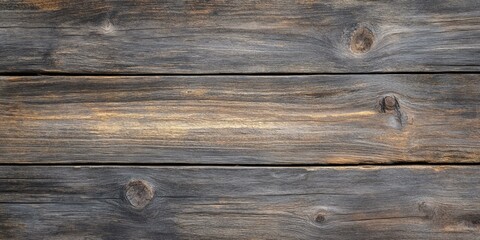 Fototapeta premium Weathered wooden planks with knots.