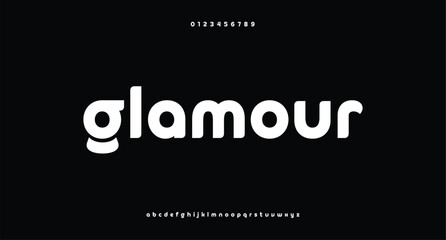 Luxury minimalist sans serif alphabet display font vector. Elegant typeface