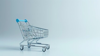 blue shopping cart