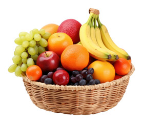 PNG Fruit basket fruit banana apple.